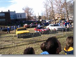 Demolition Derby setup.