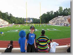 Joshua at Duke Football stadium