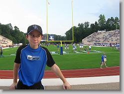 Joshua at Duke Football stadium