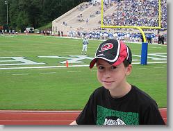 Joshua at Duke Football stadium