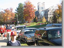On Duke's campus.