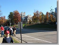 On Duke's campus.