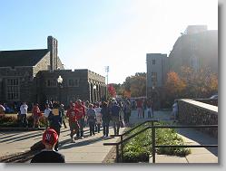 On Duke's campus.