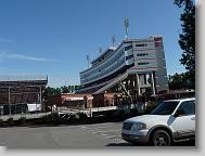 Looking at West side, with suites and press box.