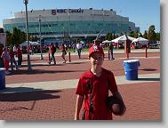 From Stadium looking north to RBC Center.