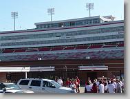 West side stands and suites.
