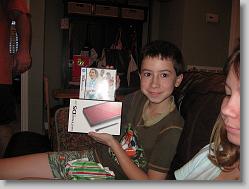 Joshua gets a NintendoDS.