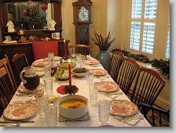 Christmas dinner.