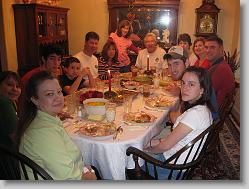 Christmas dinner.