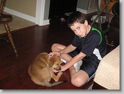Joshua and 'friend'