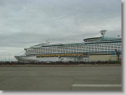 Cruise ship in Galveston.