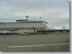 Cruise ship in Galveston.
