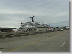 Cruise ship in Galveston.