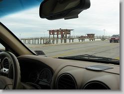 Damage from Hurricane Ike in Galveston, TX.