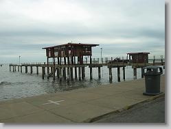 Damage from Hurricane Ike in Galveston, TX.