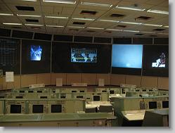 Mission Control at Johnson Space Center, Houston
