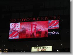 Houston Rockets game, New Year's Eve.