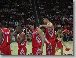 Houston Rockets game, New Year's Eve.
