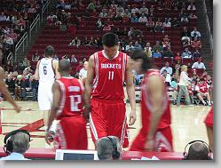 Houston Rockets game, New Year's Eve.