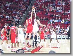 Houston Rockets game, New Year's Eve.
