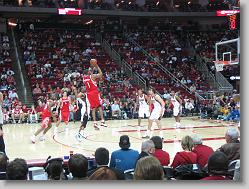 Houston Rockets game, New Year's Eve.