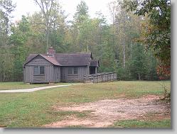 Our cabin.  Umstead Park, Raleigh, NC.