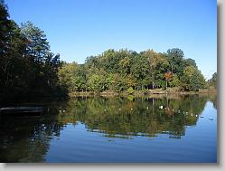 Fall morning on the lake.  Umstead Park.