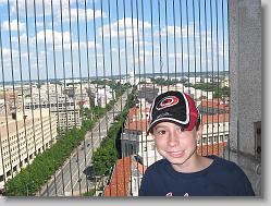 From the top of the bell tower, looking over D.C.