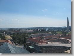 From the top of the bell tower, looking over D.C.