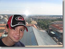 From the top of the bell tower, looking over D.C.