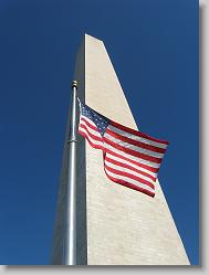 Beautiful picture of the Washington Monument.