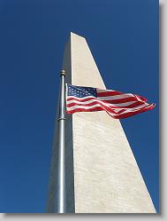 Beautiful picture of the Washington Monument.