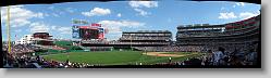 Panoramic view of Nationals Park, Washington D.C.