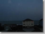 Night view of the ocean.