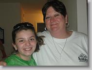 Gracen and our momma for the weekend, Ms. Laura.