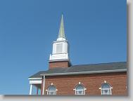 The outside of FBC Swansboro.