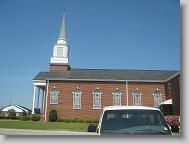 The outside of FBC Swansboro.