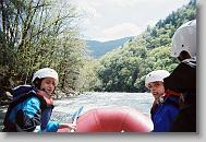 Joshua and Joshua leading the way...