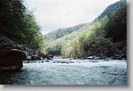 Rafting down the Nolichucky.