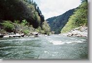 Rafting down the Nolichucky.