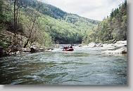 Rafting down the Nolichucky.