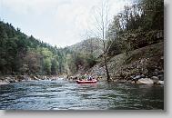 Rafting down the Nolichucky.