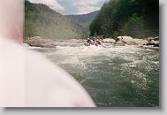 Rafting down the Nolichucky.