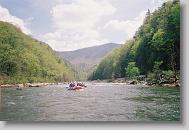 Rafting down the Nolichucky.