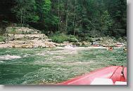 Rafting down the Nolichucky.