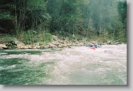 Rafting down the Nolichucky.