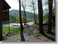 View of the river from the campground.