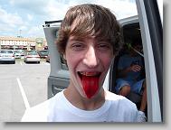 Christian Bulger after eating something..?