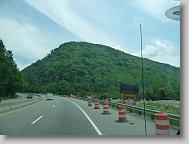 Traveling back through the mountains on I-40