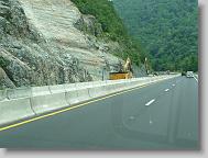 Rock slide.